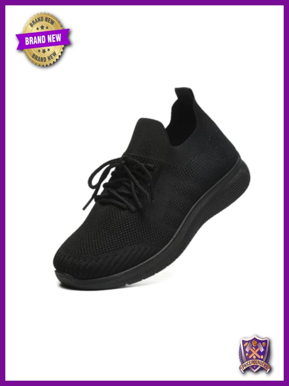 Women's Breathable Mesh Comfort Walking Sneakers Non Slip Memory Foam Work Shoes